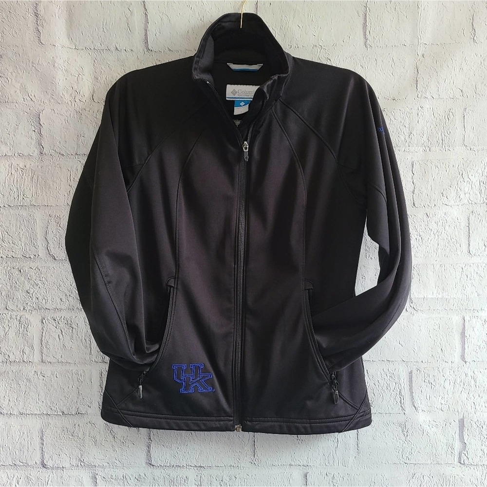 Columbia Omni-Heat Black Full‎ Zip Jacket Size Small